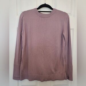 Lululemon Lilac Open Back Sweater